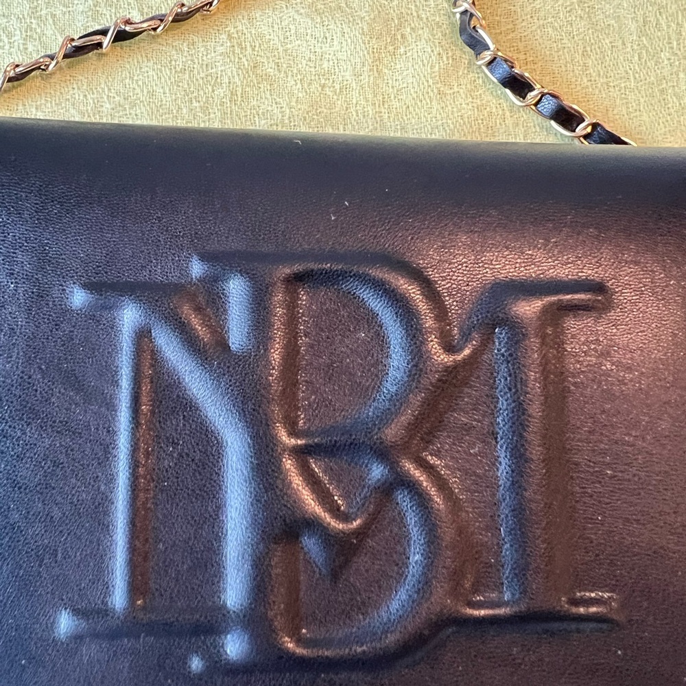 Badgley Mischka black Leather crossbody bag - Picture 3 of 13